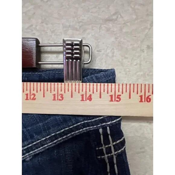 BKE Starlite Mid Rise Denim Blue Jeans Cut Off Pants Women's Size 28 - Picture 6 of 13